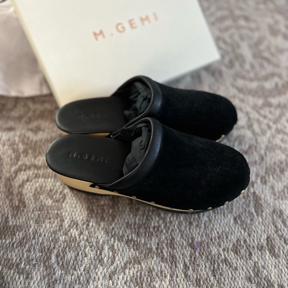 COPY - Brand new.  M. Gemi clogs. In box.